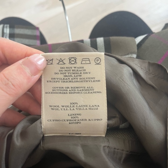 Burberry Plaid Wool Mini Skirt - Picture 5 of 5